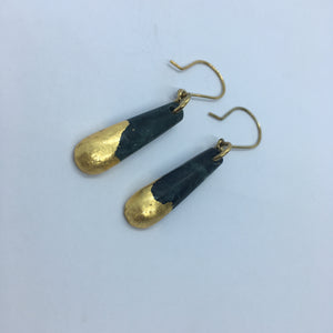 Gold Tipped Toki Earrings