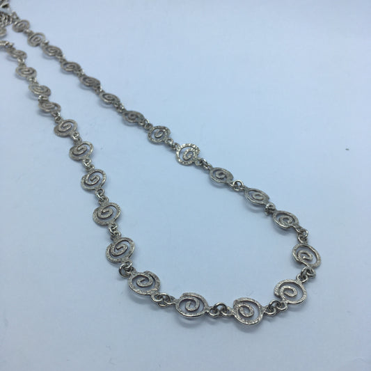 Silver Koru Necklace