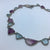 Raw Aquamarine and Hand-Facetted Florite Necklace
