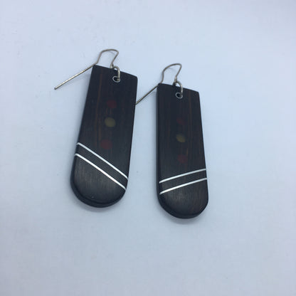 Wood Inlay Earrings