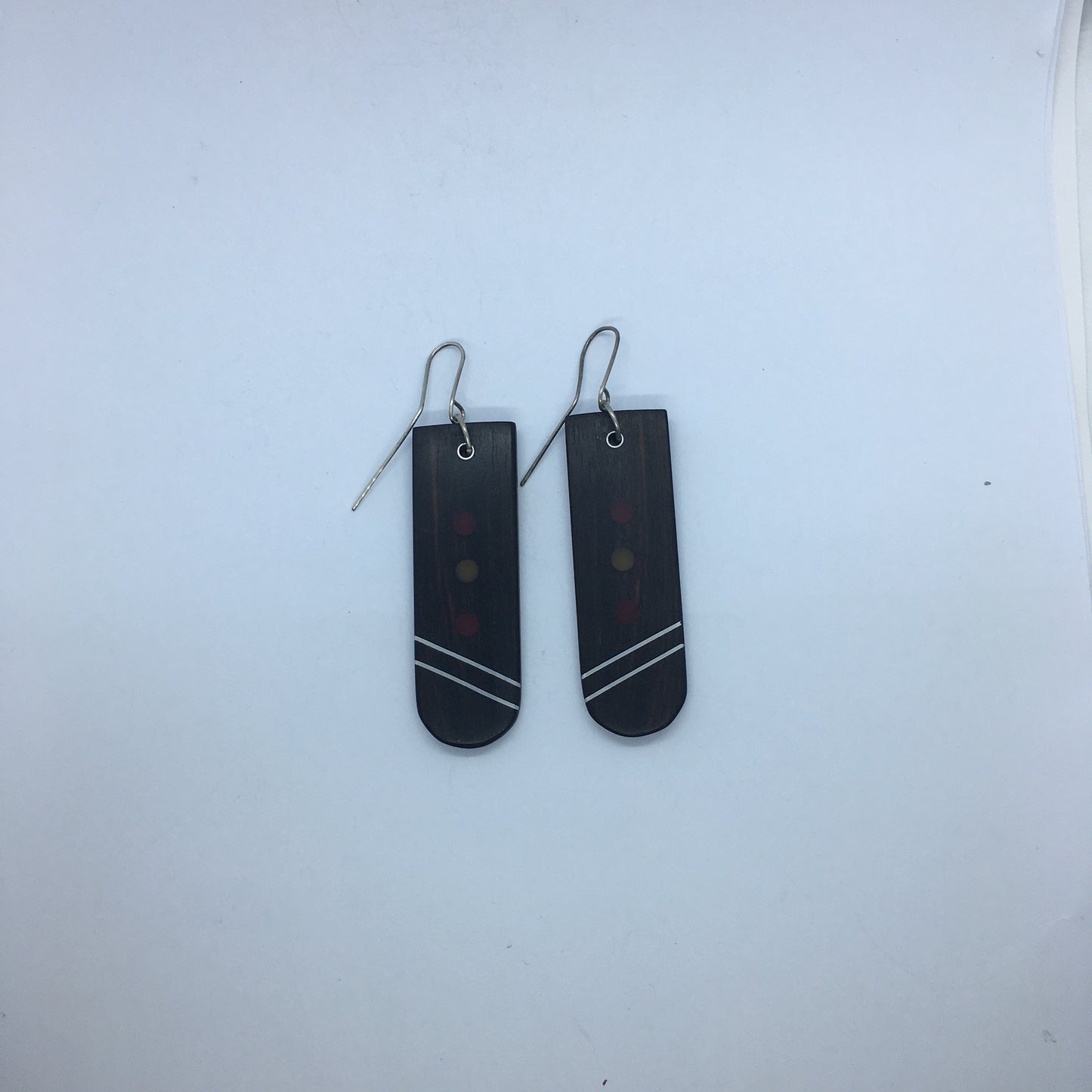 Wood Inlay Earrings