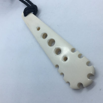 Toothed Bone Pendant