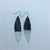 White Tip Feather Earrings