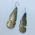 Pierced Gold Leaf Earrings