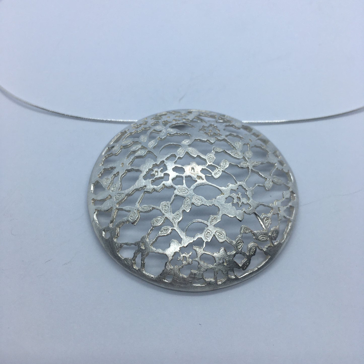 Large Lace Detail Necklace