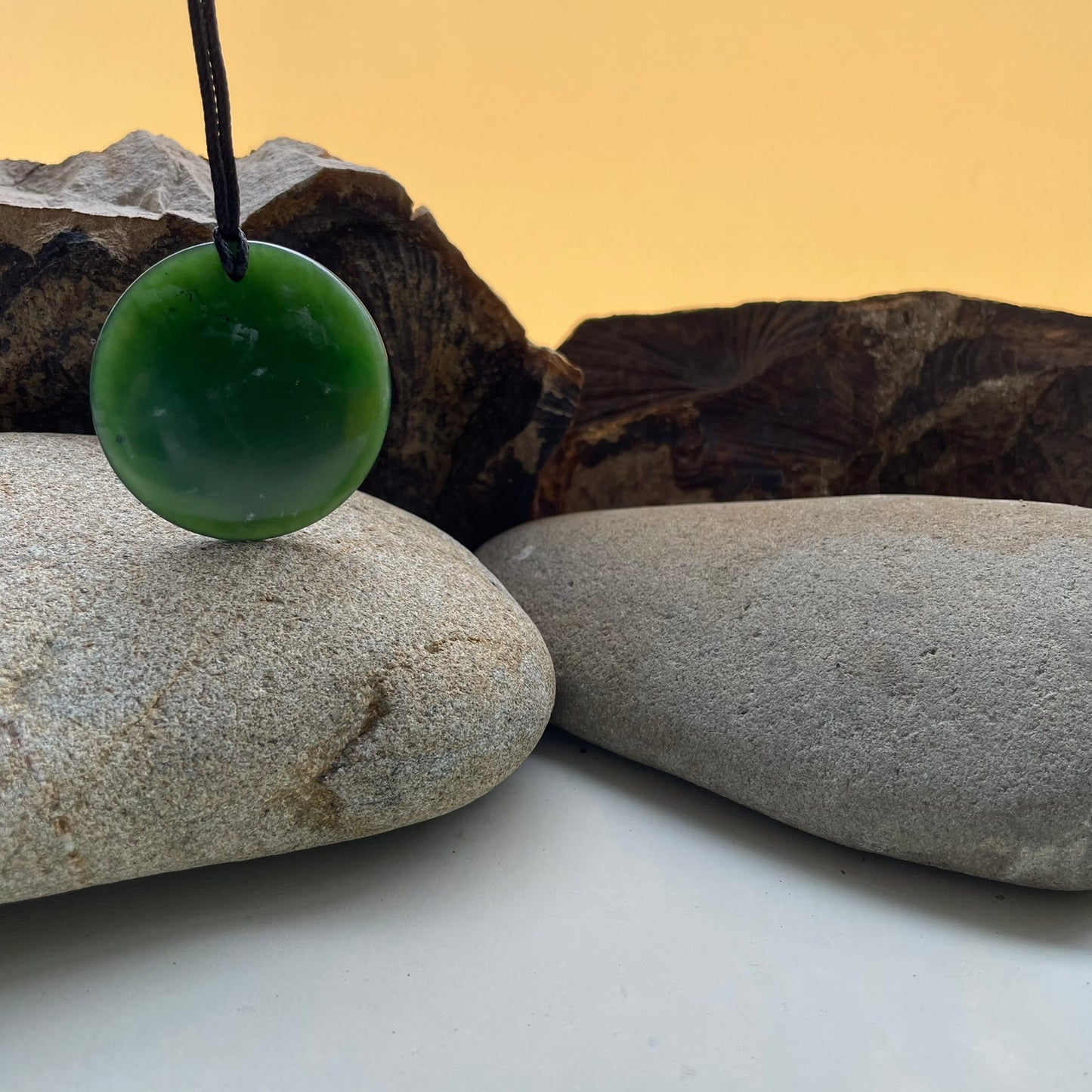 Pounamu Disc Pendant