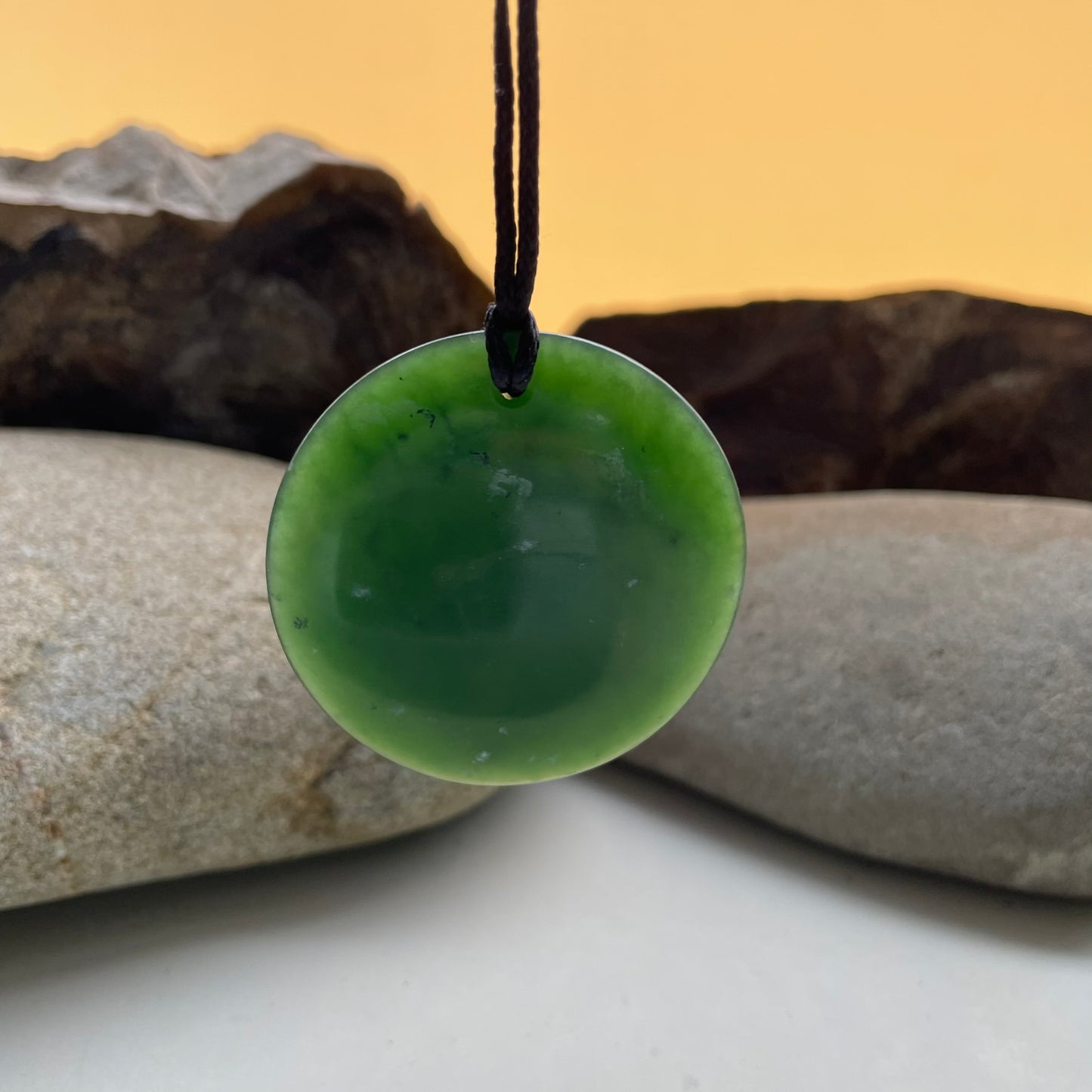 Pounamu Disc Pendant