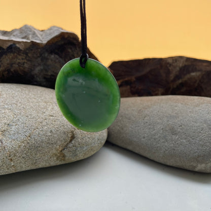 Pounamu Disc Pendant