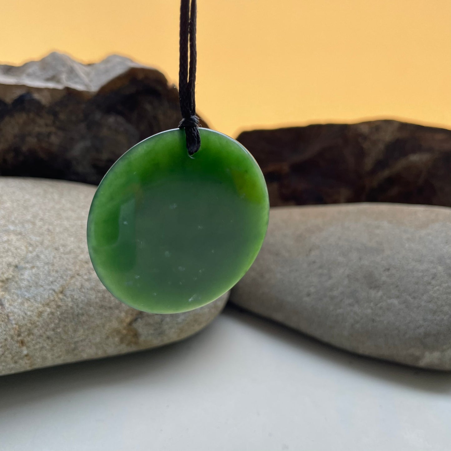 Pounamu Disc Pendant