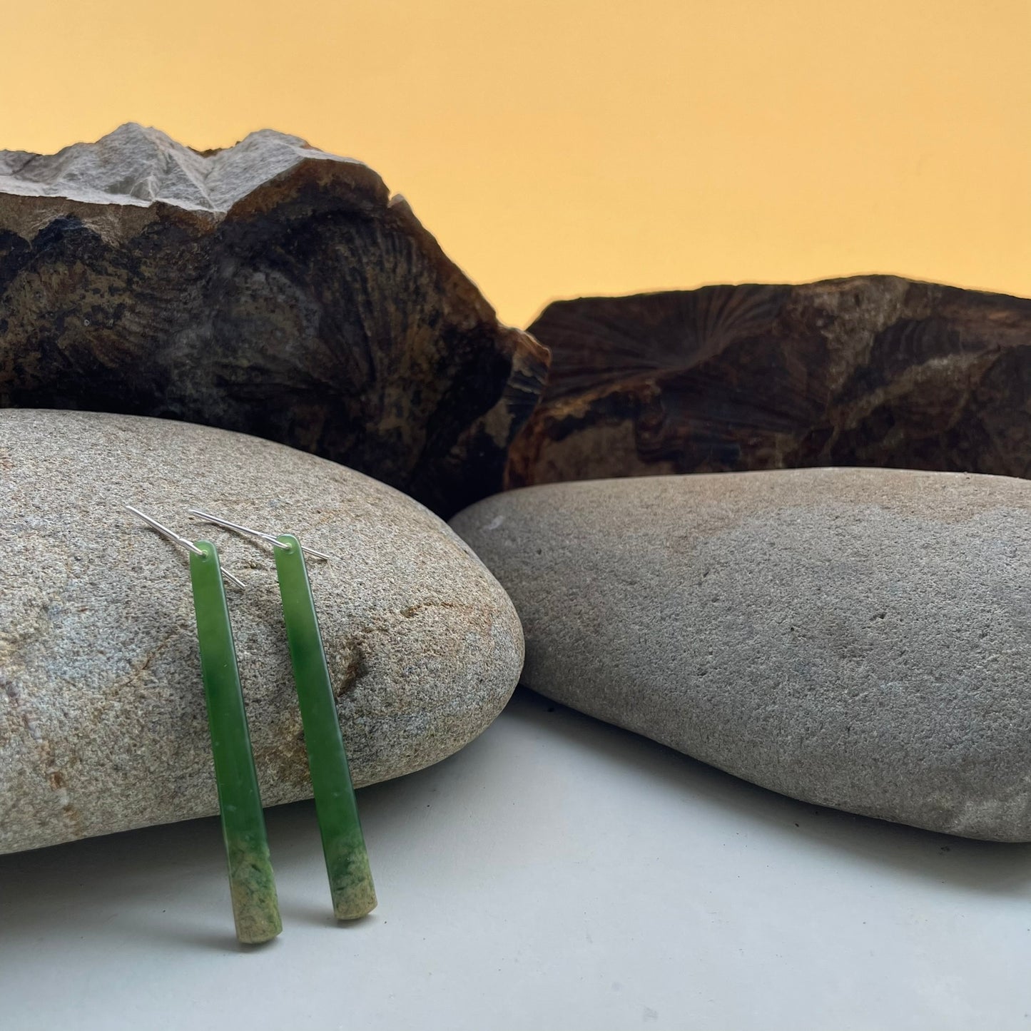 Pounamu Drop Earrings