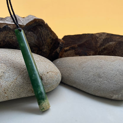 Pounamu Long Toki Pendant