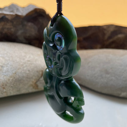 Pounamu Hei Tiki Pendant