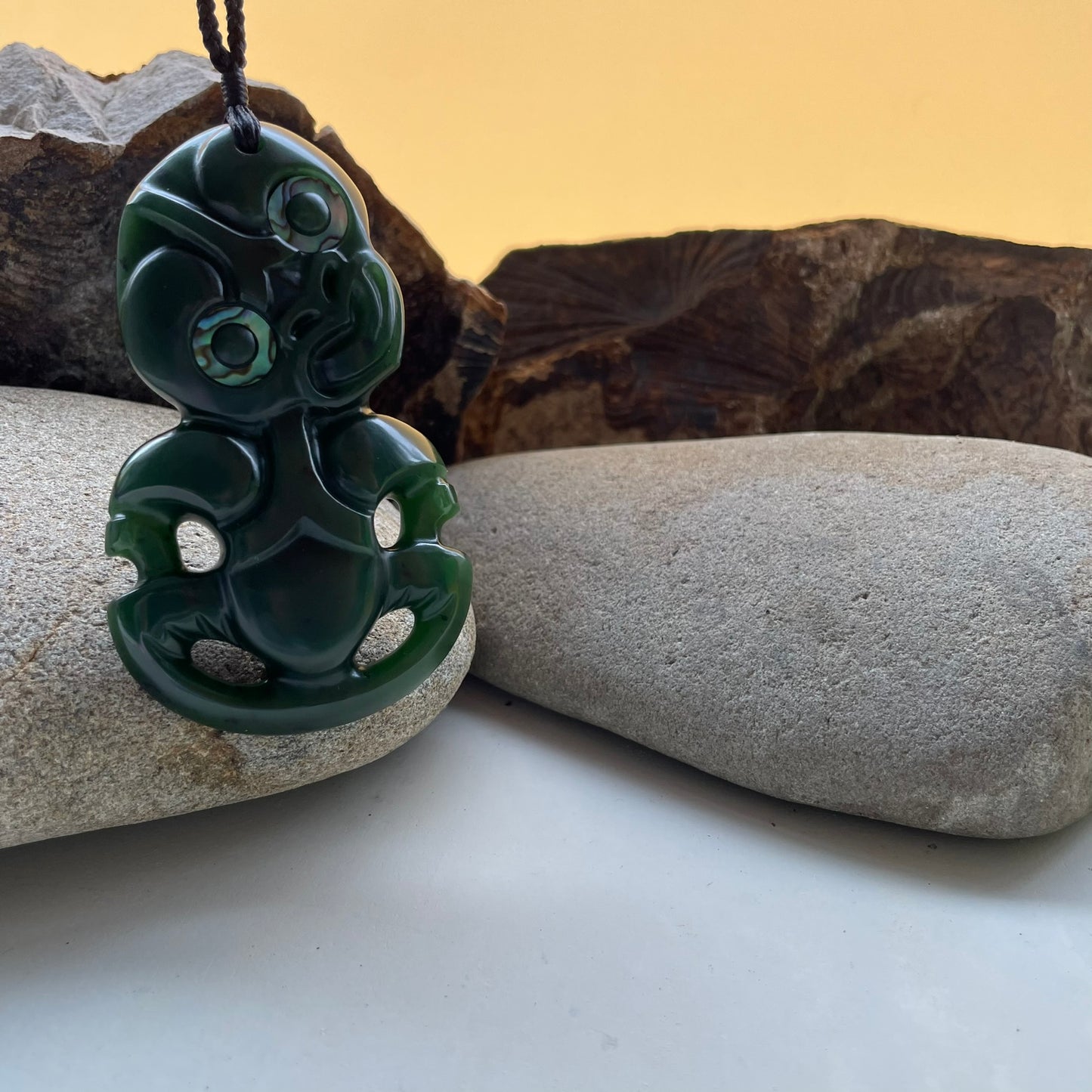 Pounamu Hei Tiki Pendant