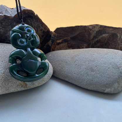 Pounamu Hei Tiki Pendant