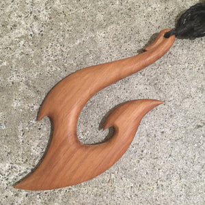 Wooden Hook Pendant