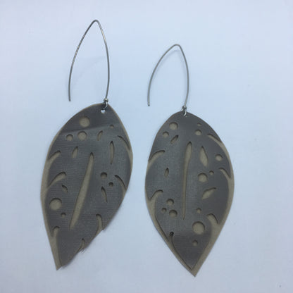 Double Leaf Earrings