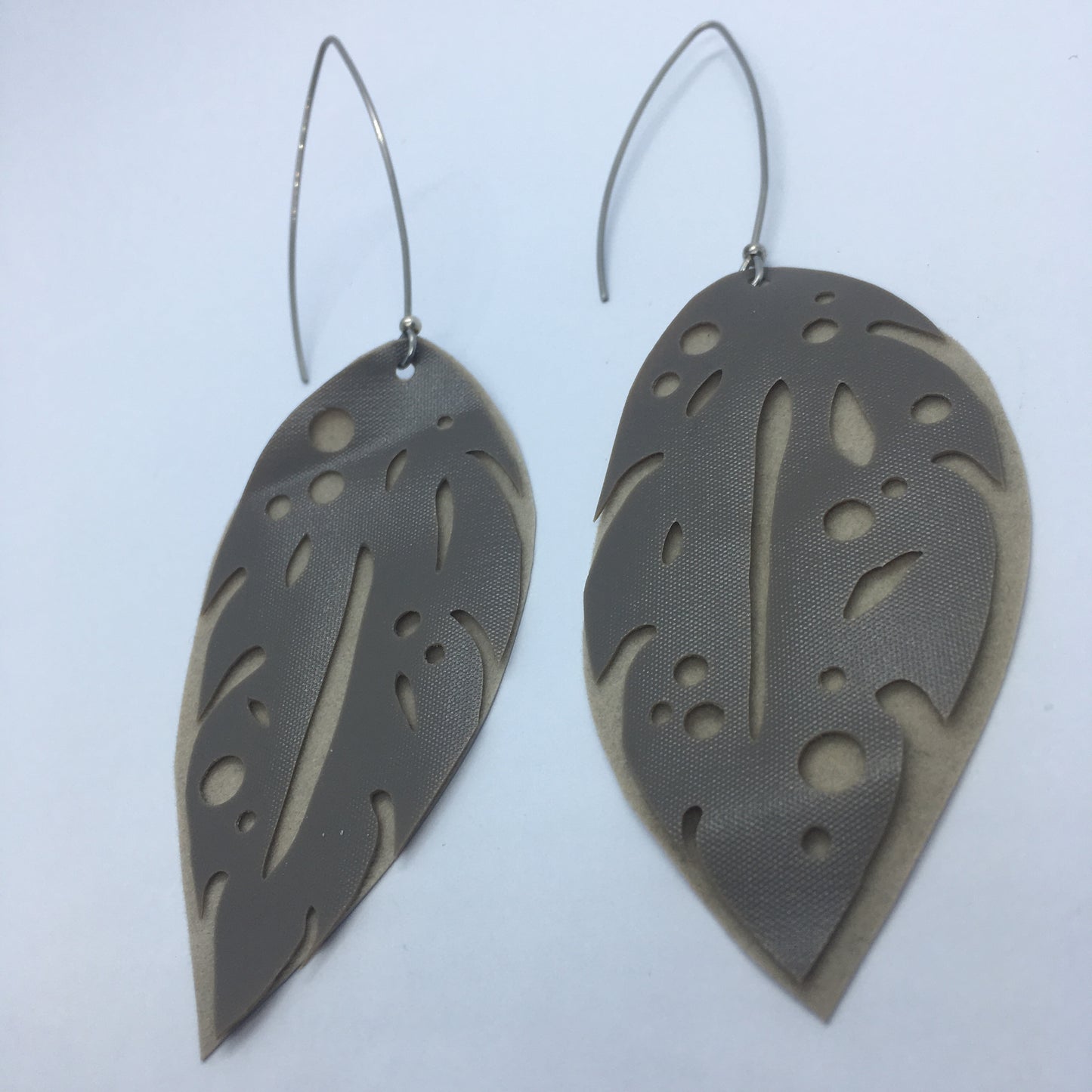 Double Leaf Earrings