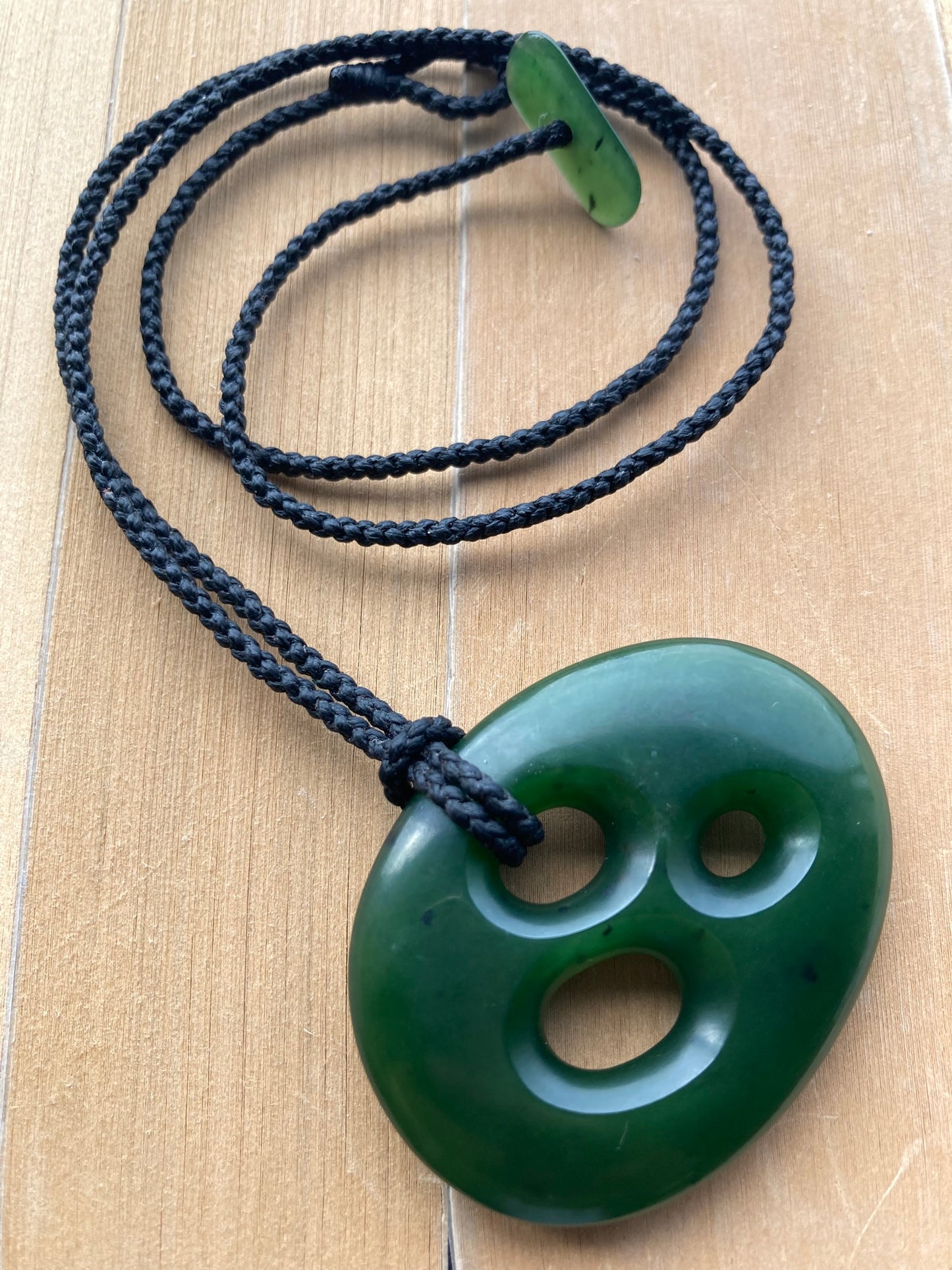 Pounamu Lotus Pendant