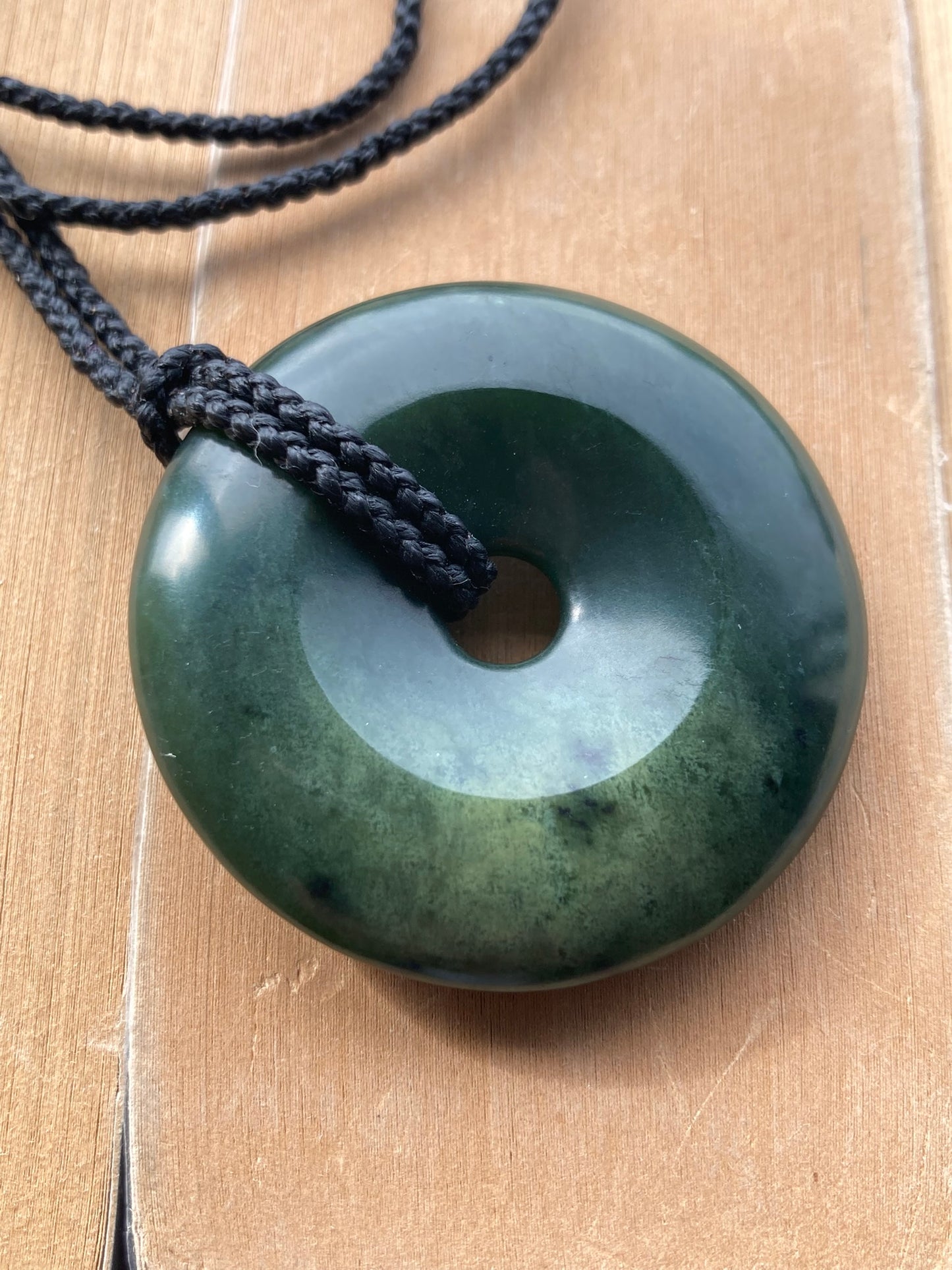 Pounamu Disc Pendant