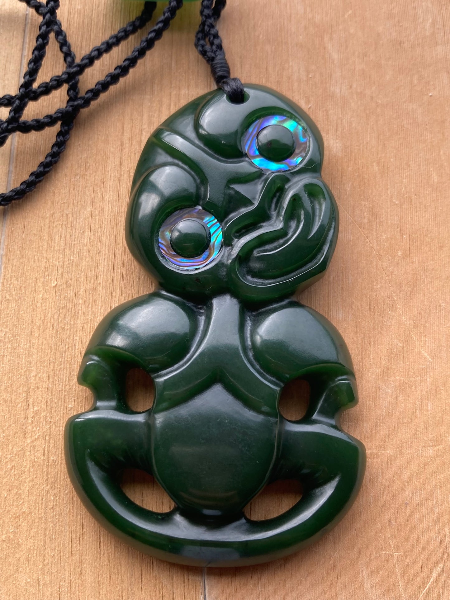 Pounamu Hei Tiki Pendant