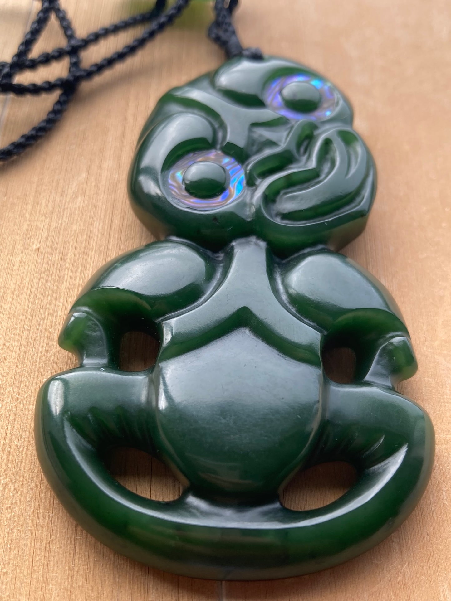 Pounamu Hei Tiki Pendant