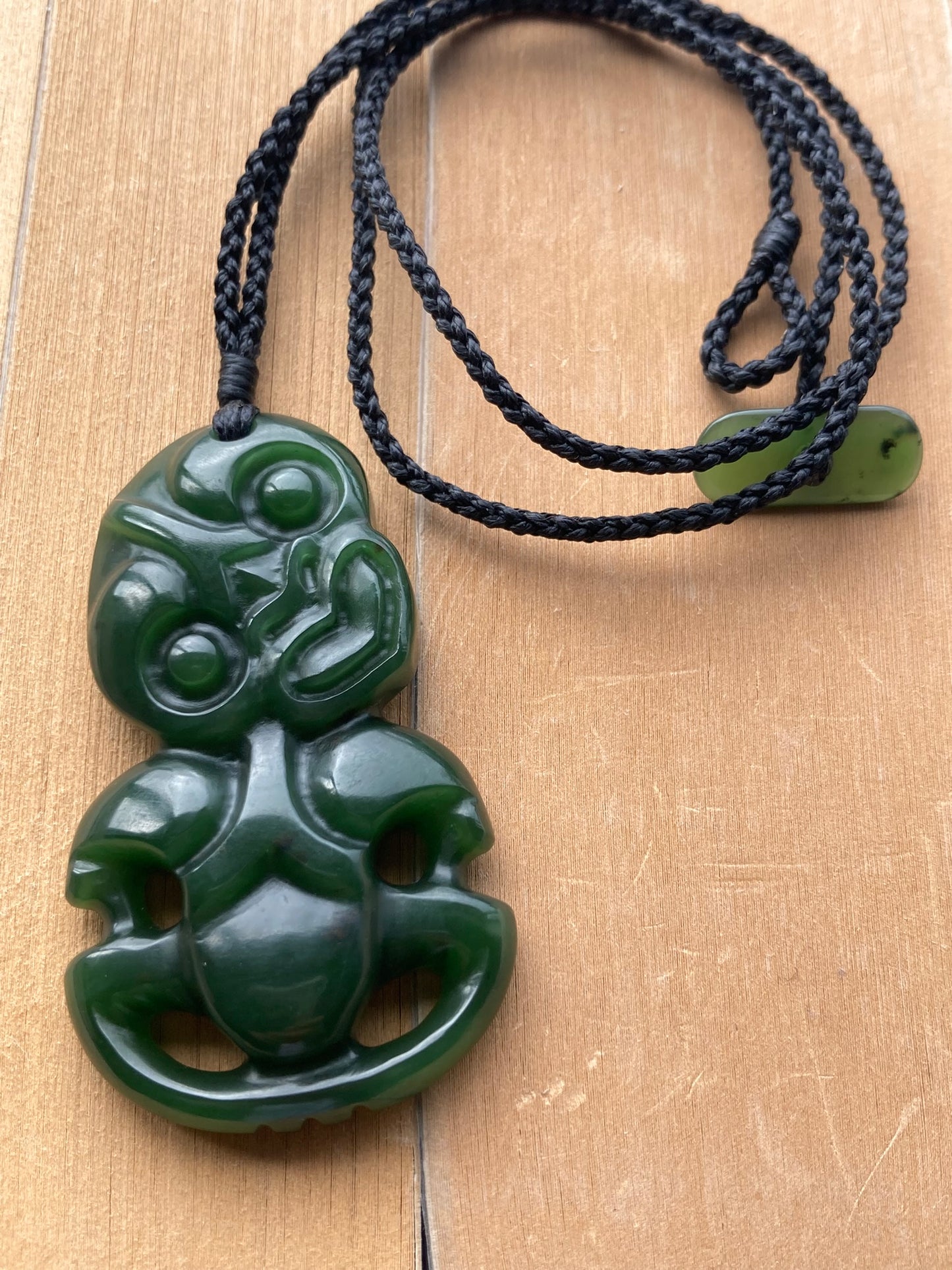 Pounamu Hei Tiki Pendant - Small