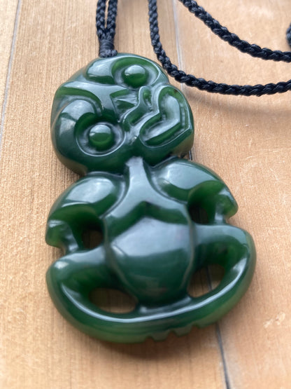 Pounamu Hei Tiki Pendant - Small
