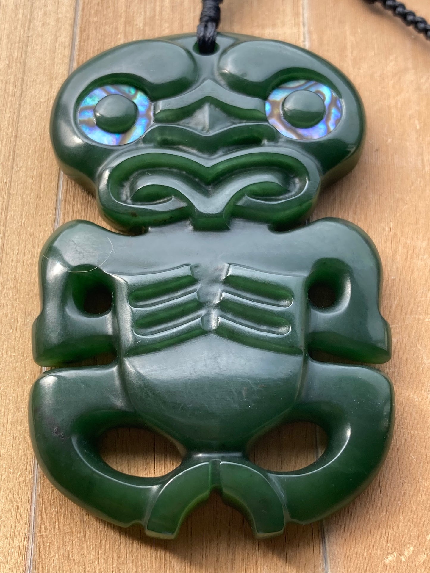 Pounamu Hei Tiki Pendant
