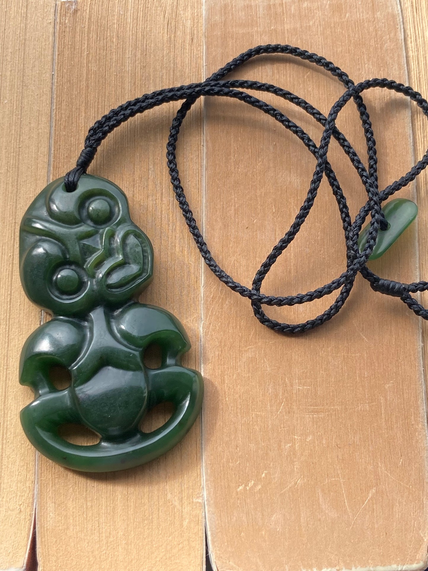 Pounamu Hei Tiki Pendant