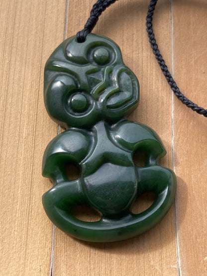 Pounamu Hei Tiki Pendant