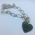 Big Green Heart Necklace