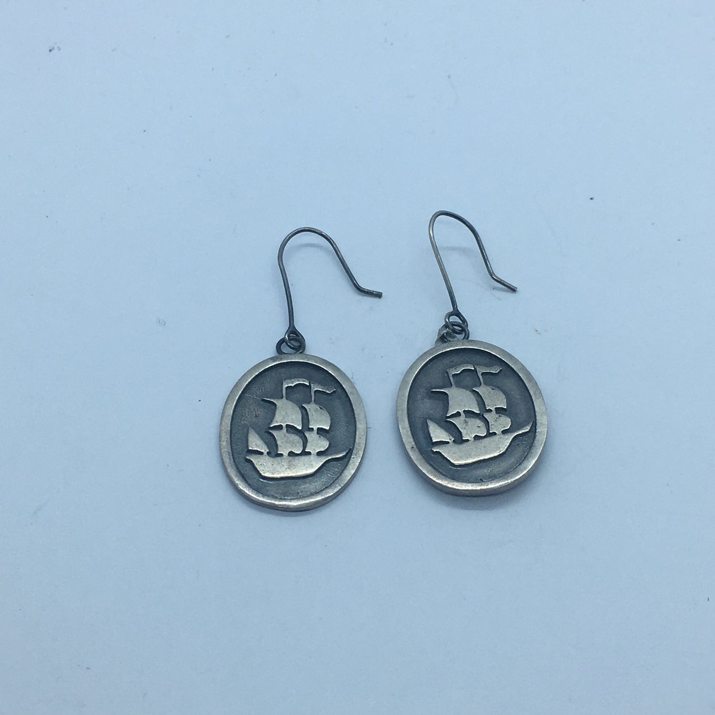 The Deep Tall Ship Earrings