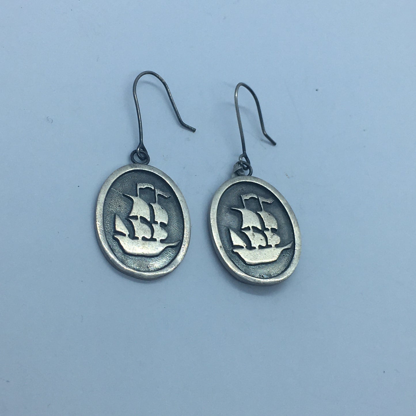 The Deep Tall Ship Earrings