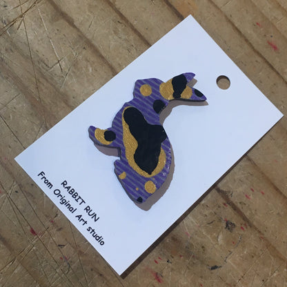 Rabbit Brooch