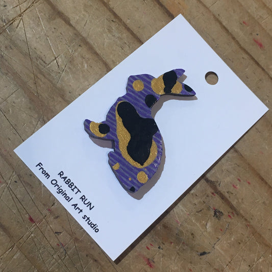 Rabbit Brooch