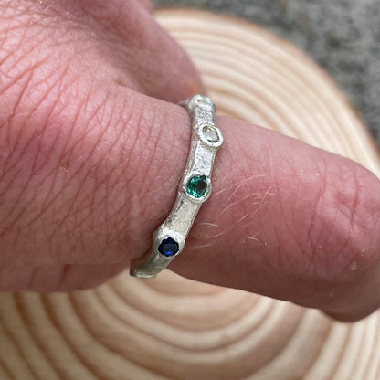 Multi Gemstone Ring