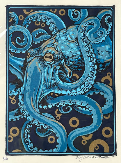 Cephalopod Sid - Hand pulled Serigraph