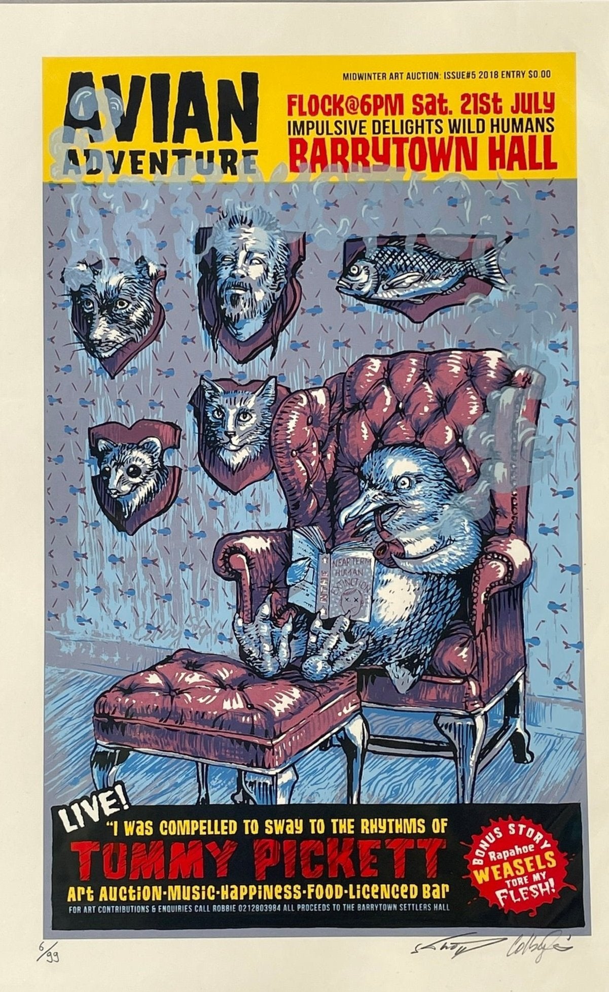 Gig Posters - Hand pulled Serigraph