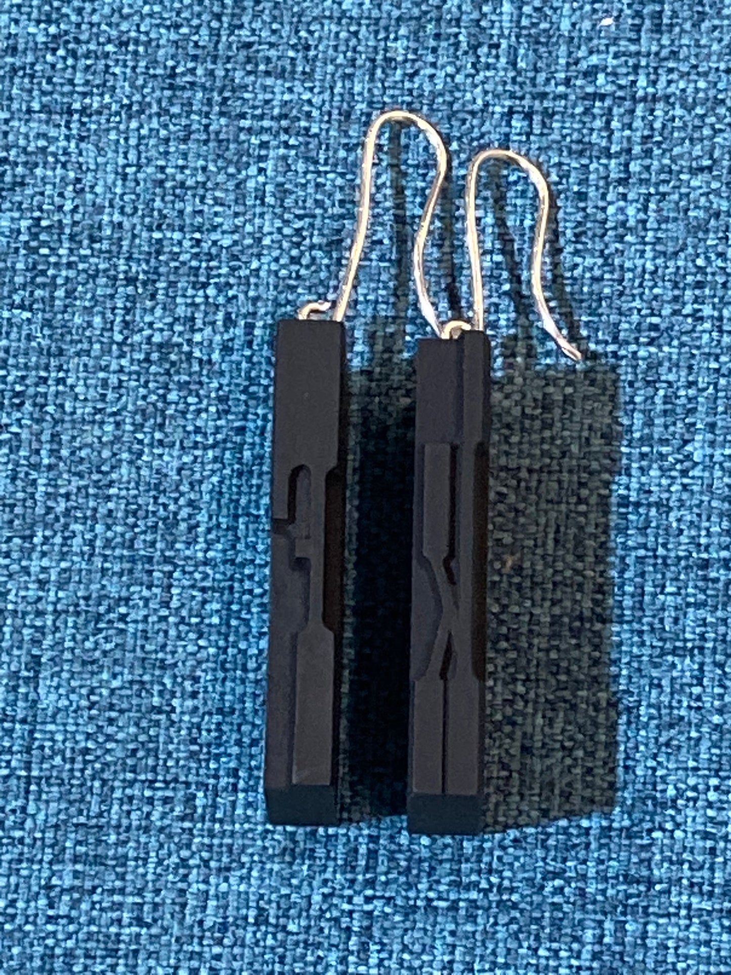 Letter Press Earrings