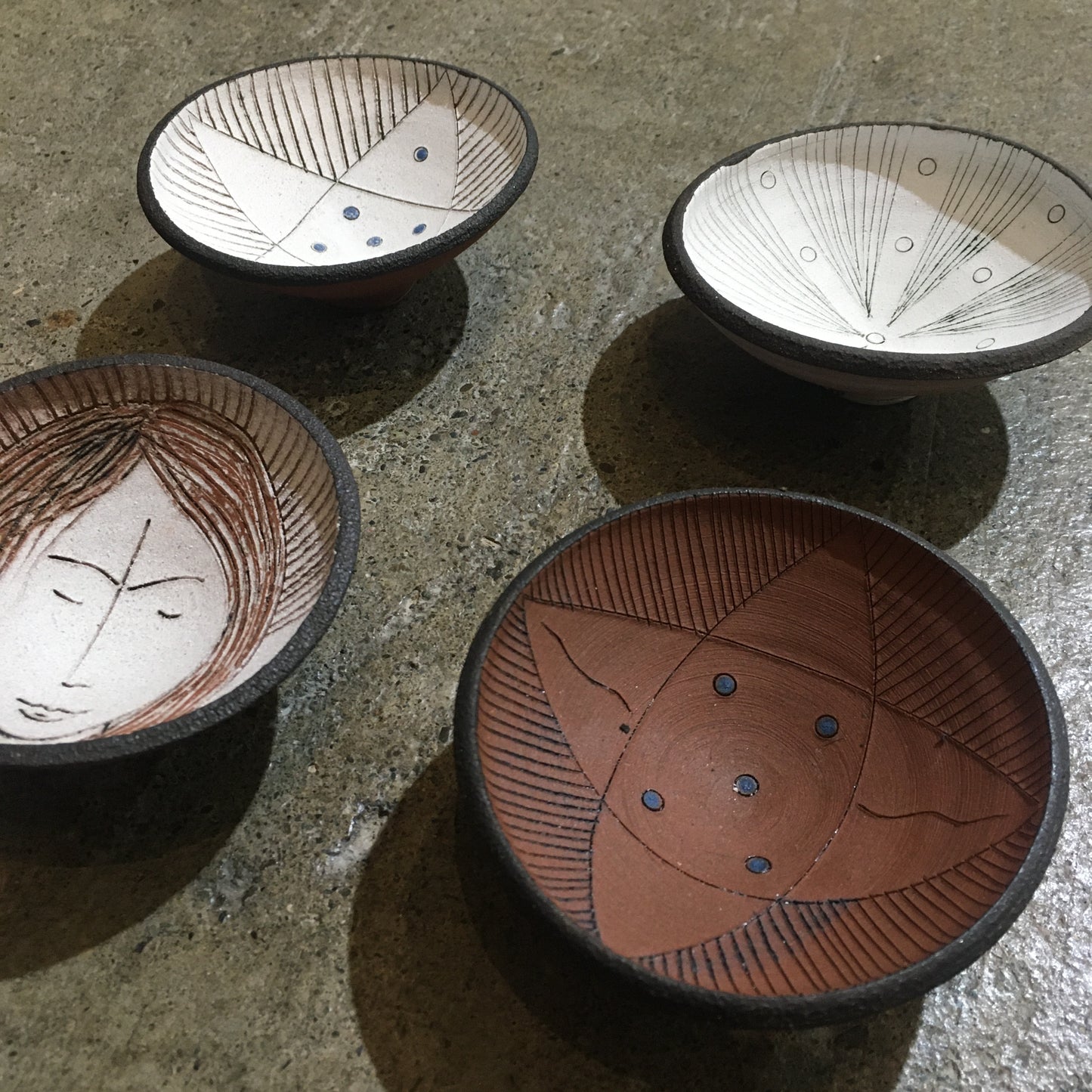 Small Bowls - Fern Flat Pottery