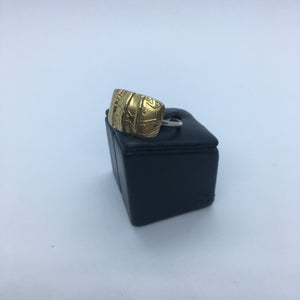 Sterling Silver and Yellow Gold Ring