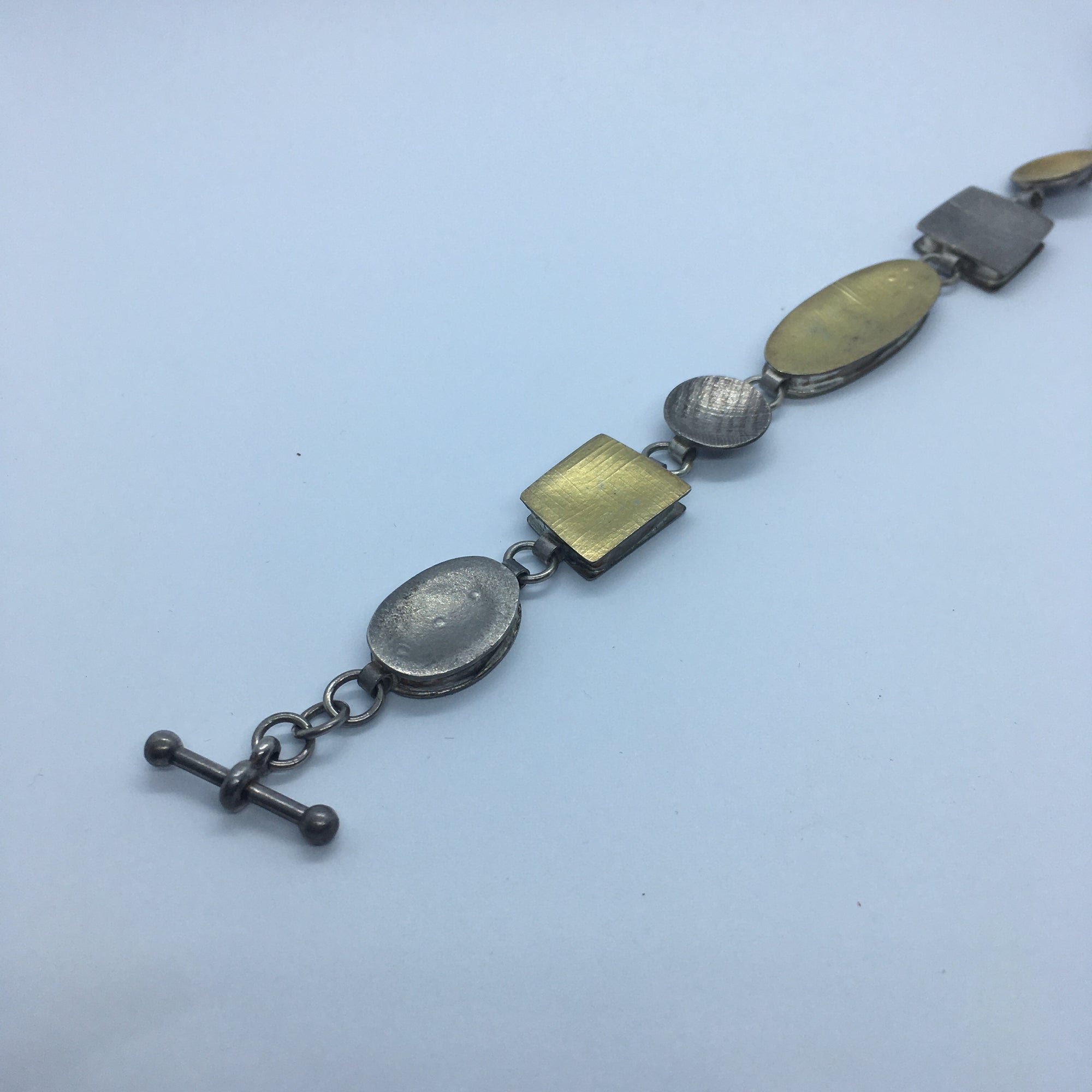 Sterling Silver with Yellow Gold Bracelet