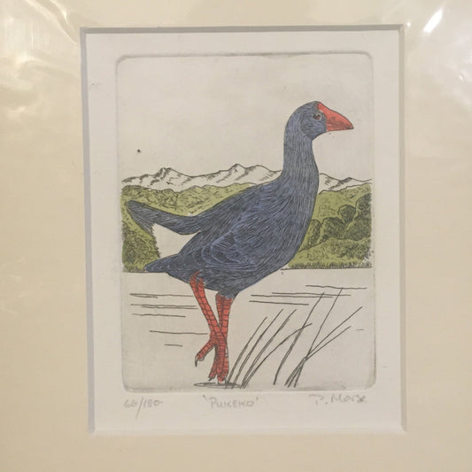 Pukeko Limited Edition Etching