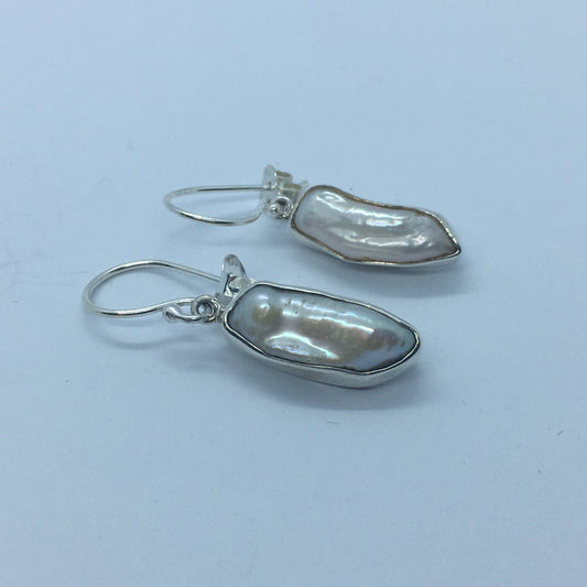 Biwa Pearl Earrings