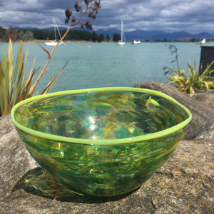 Lime Glass Bowl