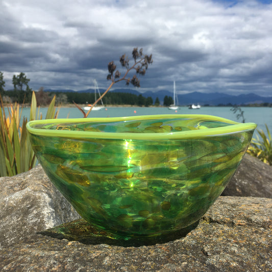 Lime Glass Bowl