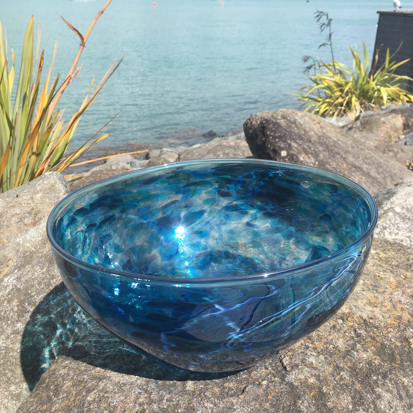 Blue Glass Bowl