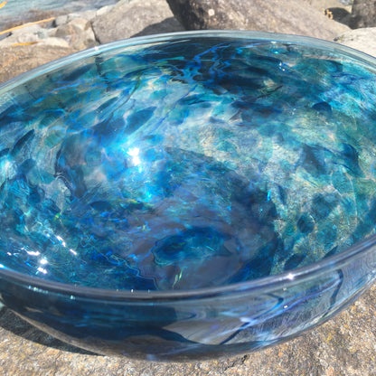 Blue Glass Bowl