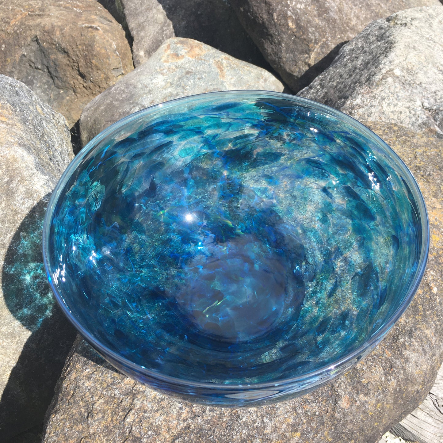 Blue Glass Bowl