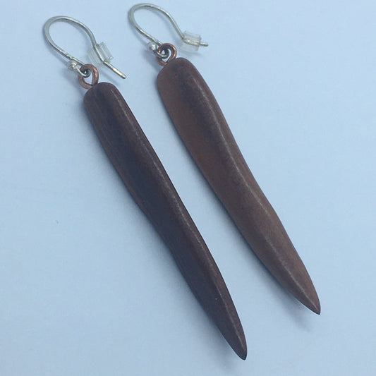 Beech Wood Earrings